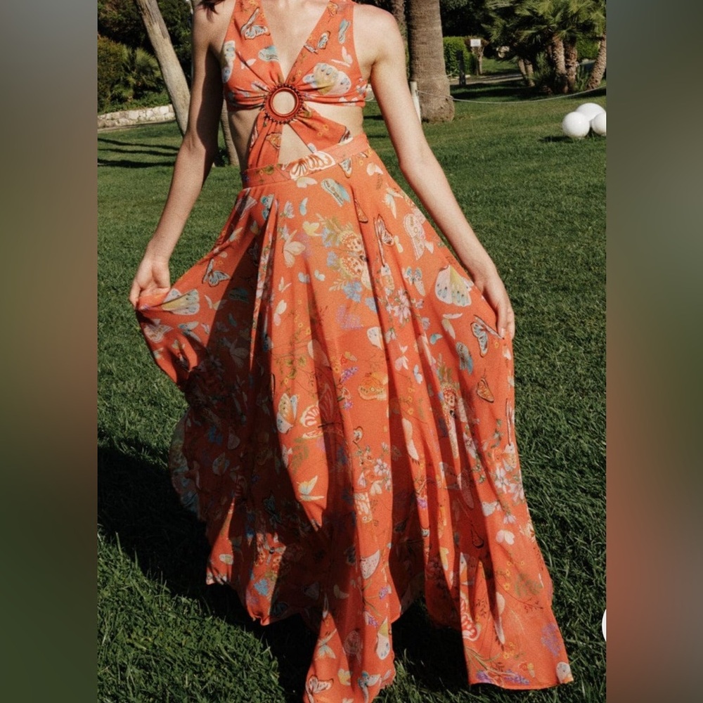 My Beachy Side - Begonia Cut-Out Dress NWTs